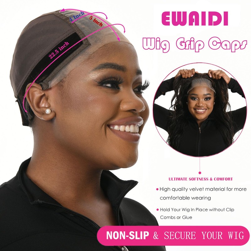 EWAIDI Gorro De Encaje Transparente Para Peluca De Mujer, 4