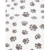 SatinWrap Luxury Printed Tissue Wrapping Paper Puppy Paws 5 Sheet