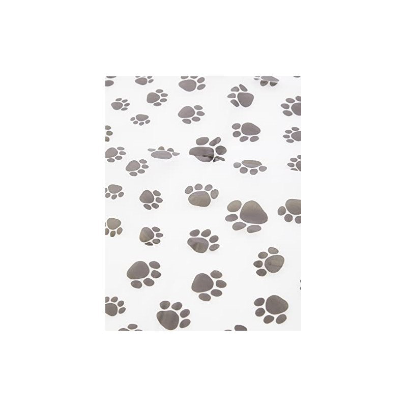 SatinWrap Luxury Printed Tissue Wrapping Paper Puppy Paws 5 Sheet