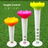 BIRDIE79 Big Easy Golf Tees with Magnetic Tee Keeper, Adjustable