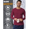 URRU Thermal Underwear for Men Fleece Lined High Stretch Long
