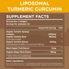Liposomal Turmeric Curcumin Supplement 2200 mg with Black Pepper Extract