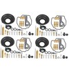 4 Set of Carburetor Repair Kits with Diaphragm Air Cut-off
