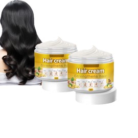 Dyceittdia 2pcs Ginger Hair Growth Care Balm, Ginger Hair Growth Conditioner, Ginger Hair Cream, Moisturising & Smoothing, Hair Thickening Hair Growth Cream, 2 Pieces x 30 g, Hair2