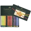 FABER-CASTELL Polychromos Colouring Pencils, Pack of 12, Metal Case, Pack