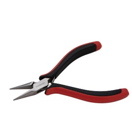The Beadsmith Chain Nose Pliers – Fine Tips – 5 inches (127mm) – Ergonomic Handle with Double Leaf Springs – Jewelry Making Tool for Creating Bracelets, Earrings and Necklaces