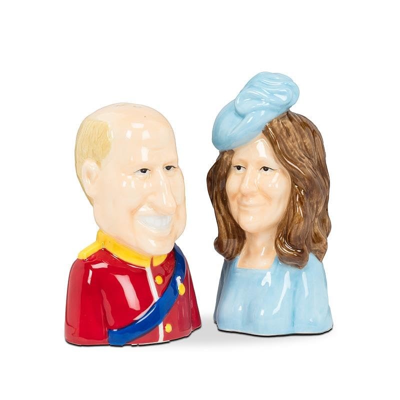Abbott Collection Prince William & Kate Salt and Pepper Shaker