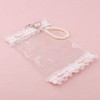 Tinoaly Clear Figure Display Bag with Keychain for Plush Dolls,