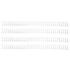 Pack of 100 Double Loop Wire Binding Combs, 60 Sheet