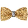 Onwon Rhinestone Bow Ties Party Banquet Glitter Bowties with Adjustable