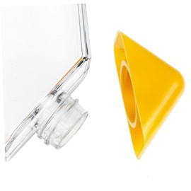 Totority Portable Transparent Flat Water Bottle Design for Easy Carrying Capacity Leak for Sports and Outdoor Activities for School Bags and Backpacks