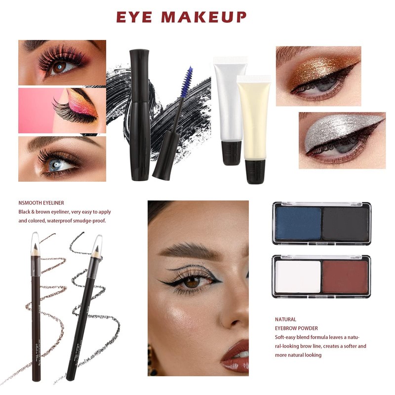Hegafoo All in One Makeup Kit for Teens, 106 Pcs