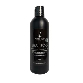 Shampoo de Bergamota con Minoxidil al 7 Shampoo anti caída 500 ml Mens Hair Lab Libre De Sulfatos y Parabenos Regeneración Capilar Con Aceite de Coco 