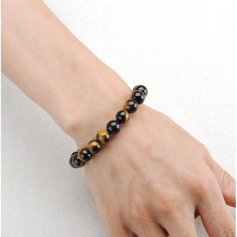 10 MM Natural Tiger Eye Gemstones Stone Bead Healing Energy