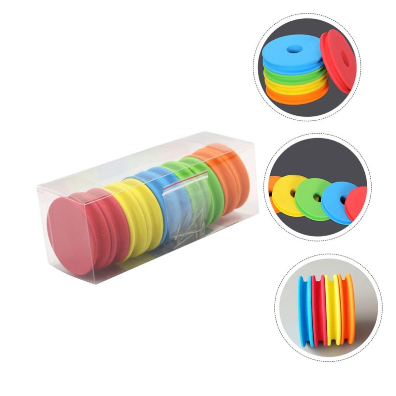 jojofuny 1set Fishing Snell Leader Rigs Spool Storage Accessories Eva