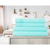 Elif King Size Bed Sheets Set - Brushed Microfiber, Super