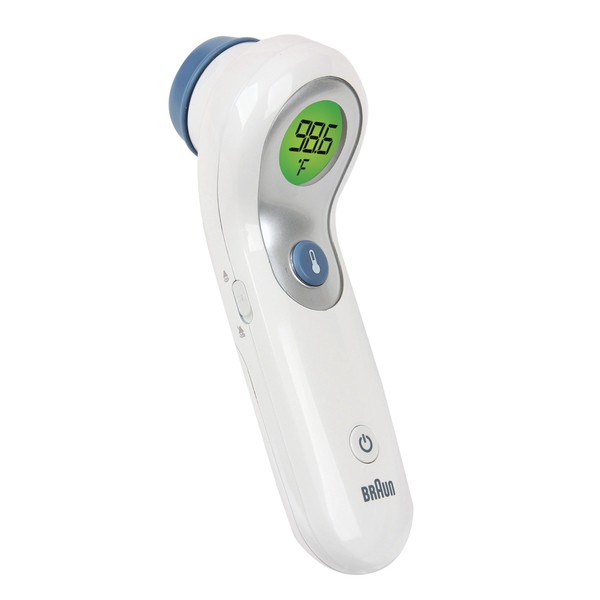 Braun No Touch and Forehead Thermometer - Touchless Digital Thermometer for Adults, Babies, Toddlers and Kids – Fast, Reliable, and Accurate Results