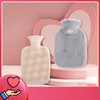 Insulating water bag, warm cotton cloth Thermal water bag HA 2000ml gray