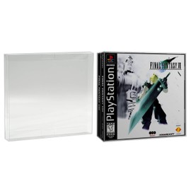 MALKO Video Game Protector Case Compatible with: Double PS1 games & Music Double CD Jewel Case | 10 Pack