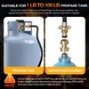 Heavy Duty Propane Weed Torch with Self-Ignition, 800,000 BTU High