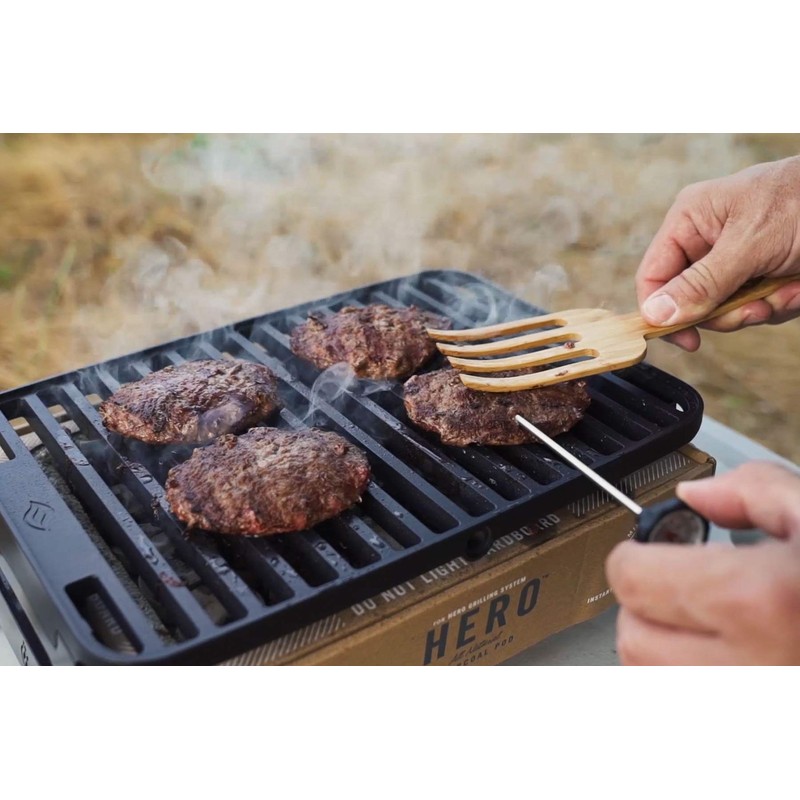Fire & Flavor Hero Grill System - Ultra-Portable Grill for