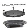 jojofuny 3sets Car Speaker Decorative Cover Speaker Guard Grills for