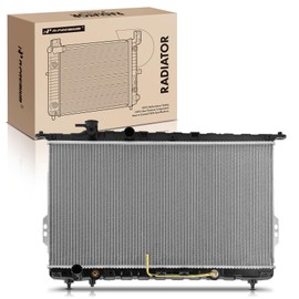 A-Premium Engine Coolant Radiator with Transmission Oil Cooler Compatible with Hyundai XG300 2001 XG350 2002-2005 3.0L 3.5L, Automatic Transmission, Replace# 2531039500