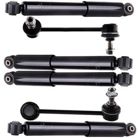 TFGCSG Struts Shock suspension kit for for Acura MDX 2001 2002 2003 2004 2005 2006,for Honda Pilot 2003 2004 2005 2006 2007 2008 Rear shock absorber Stabilizer Bar Link 4 Pcs, 437246 K90716 K90717