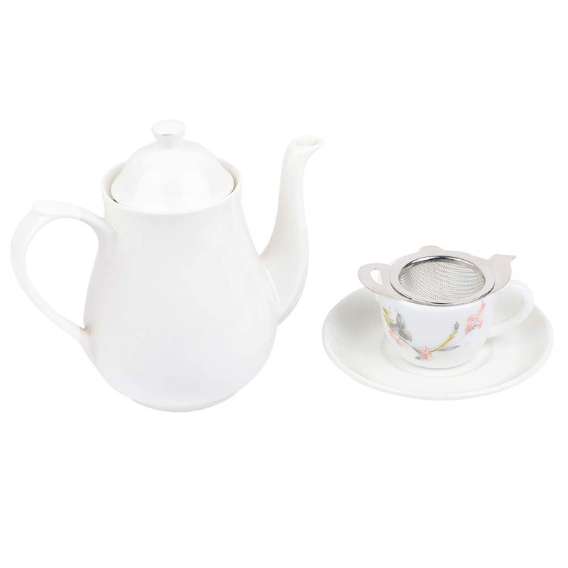 HealthAndYoga™ Stainless Steel Tea Strainer with a Utility Cup -