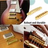 Unxuey Gold Guitar Saddle Bridge Tune-O-Matic Roller Tailpiece and 3L3R