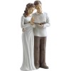 Husband & Wife Praying Couple Statue Sculpture - Husband Wife
