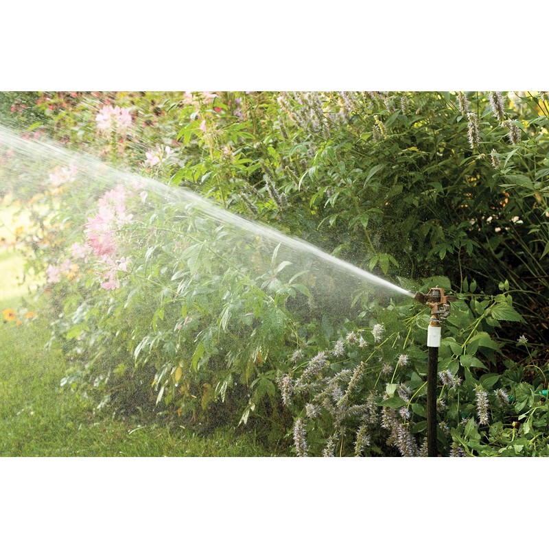 Rain Bird 35ADJTNTB Brass Impact Sprinkler, Adjustable 0° - 360°