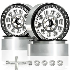 2.2 Inch Beadlock Wheels, 25mm Wide 0mm Offset for SCX10 TRX4