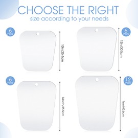 FoldTier 16 Pcs (8 Pairs) Boot Shaper Form Inserts Foam Boot Tall Inserts Support for Women Men, 12'', 14'', 16''(Clear)