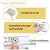 Lihopefe Universal Replacement for Roller Shade Metal Mounting Brackets Roller