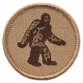 Bigfoot Patrol Patch - 2" Diameter Round Embroidered Patch (Iron-on)