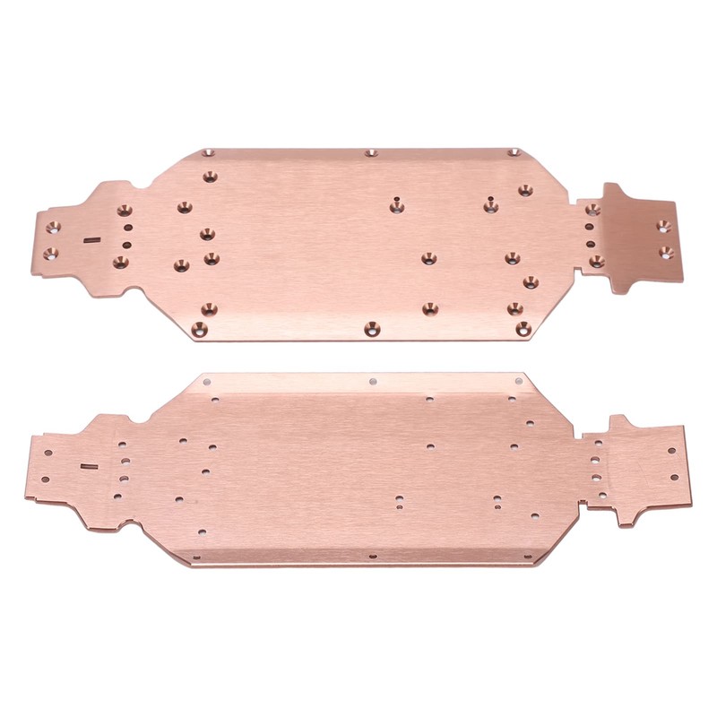 RiToEasysports RC Car Chassis, Aluminium Alloy Metal RC Car Base