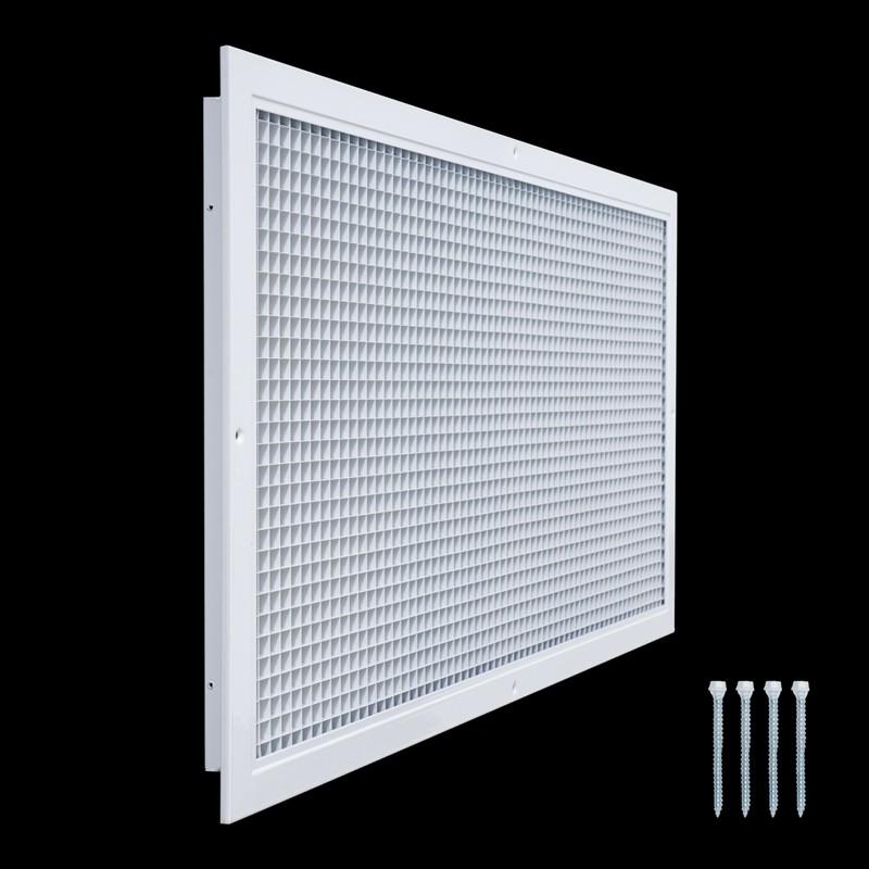Fits 16x32 and 32x16 Duct Opening | Aluminum Eggcrate Return