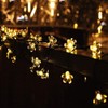 Solar String Light, 7M 50LED Cherry Blossom Fairy Light, Outdoor