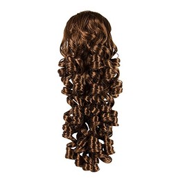 I&K® Cute 24” Soft Spiral Curls Hair Piece Ponytail Extension Multiple Colours (Ginger Brown R830)