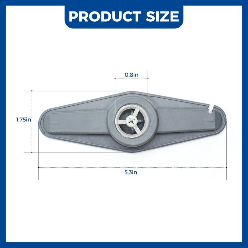 Dishwasher Spray Arm for Whirlpool, W10327455, WPW10327455 Dishwasher Upper Spray