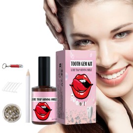 DIY Tooth Jewellery Kit, Rhinestone Tooth Gem Kit,Dental Glue Rhinestone Kit,Rhinestone Dental Kit,Teeth Gems Kit for Beginner,Dental Jewelry Gems,Crystal Decoration Set for Teeth