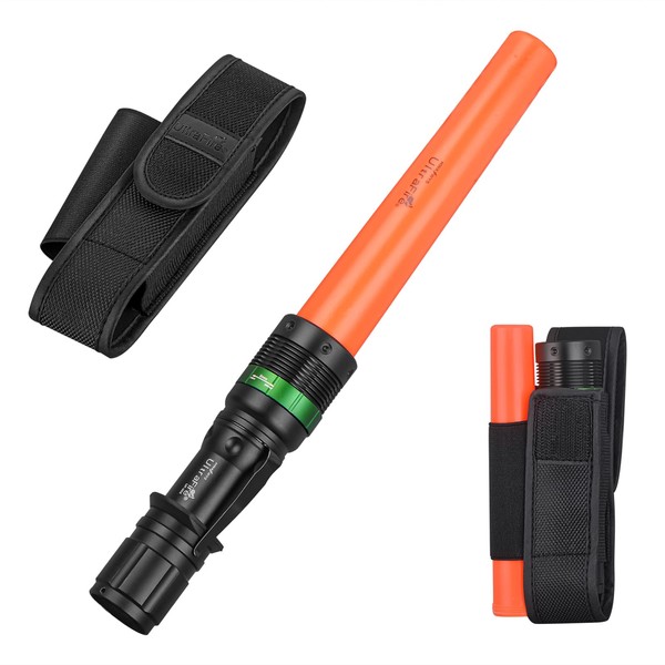 UltraFire 11 Inch Traffic Stick LED Torch with Holster, Signal