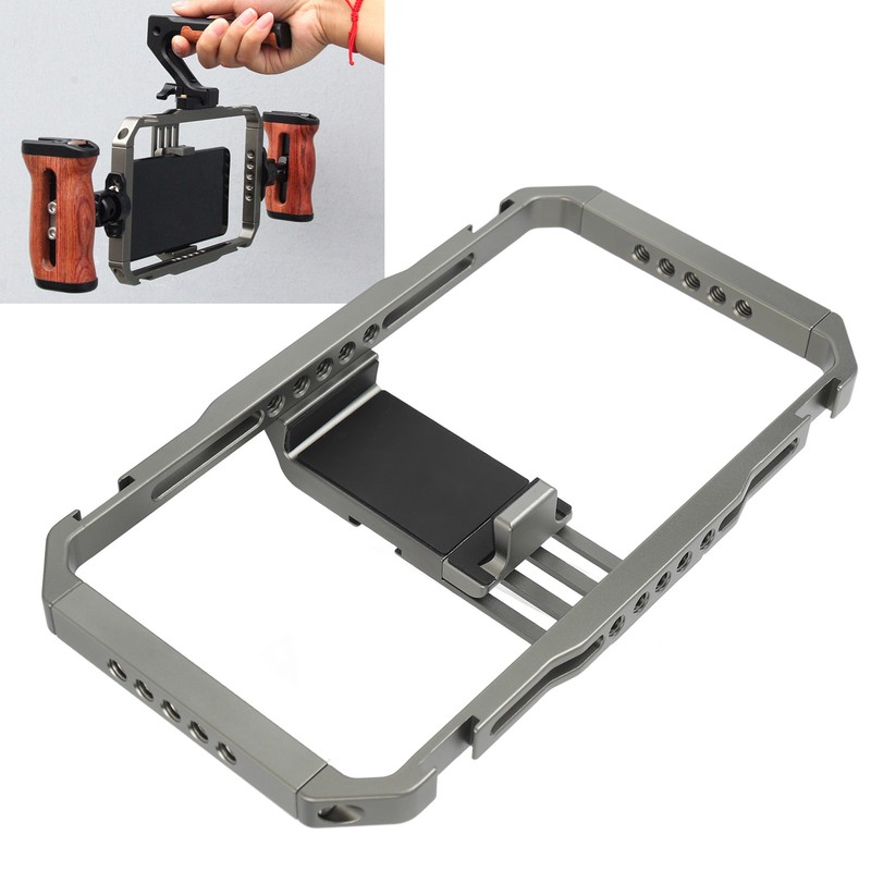 Smartphone Video Rig Camera Cage Phone Video Stabilizer Grip Vlogging