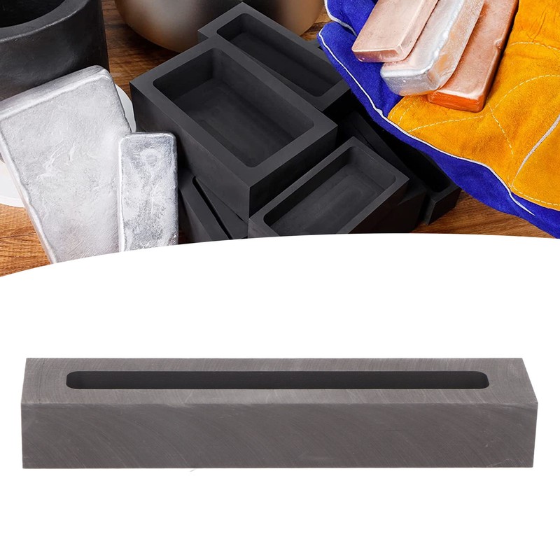 10ml Graphite Mold Rectangular Graphite Ingot Mould for Gold Silver