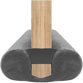 BKSAI Door Draft Stopper for Doors 29-35" No Adhesive Draft Stopper for Bottom of Door Draught Excluder Under Door Wind Blocker Reduce Noise Draught Excluder Sweep Sound Proof(Grey)