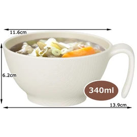 Easy to hold soup bowl