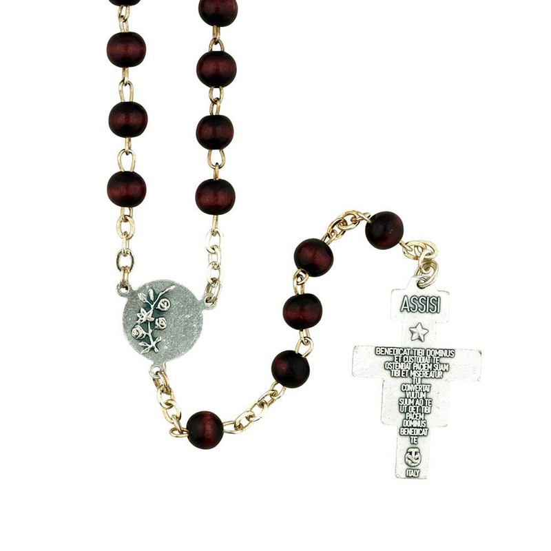 St. Francis of Assisi Rosary with San Damiano Crucifix