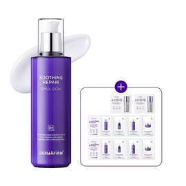 Dermafirm 수딩 리페어 에멀전 R4 200ml (증정 : 토닝세럼 1ml2매리페어4종파우치 2매) Soothing Repair Emulsion R4 200ml (Gift: Toning Serum 1ml 2 Sheets Repair 4 Types Pouch 2 Sheets)