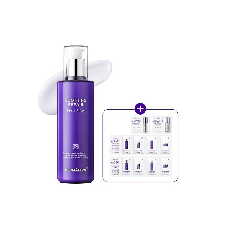 Dermafirm 수딩 리페어 에멀전 R4 200ml (증정 : 토닝세럼 1ml2매리페어4종파우치
